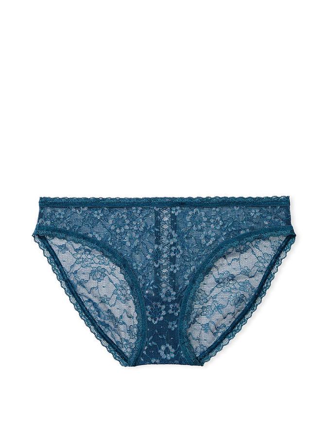 Shimmer Lace Lace-Up Bikini Panty image number 2