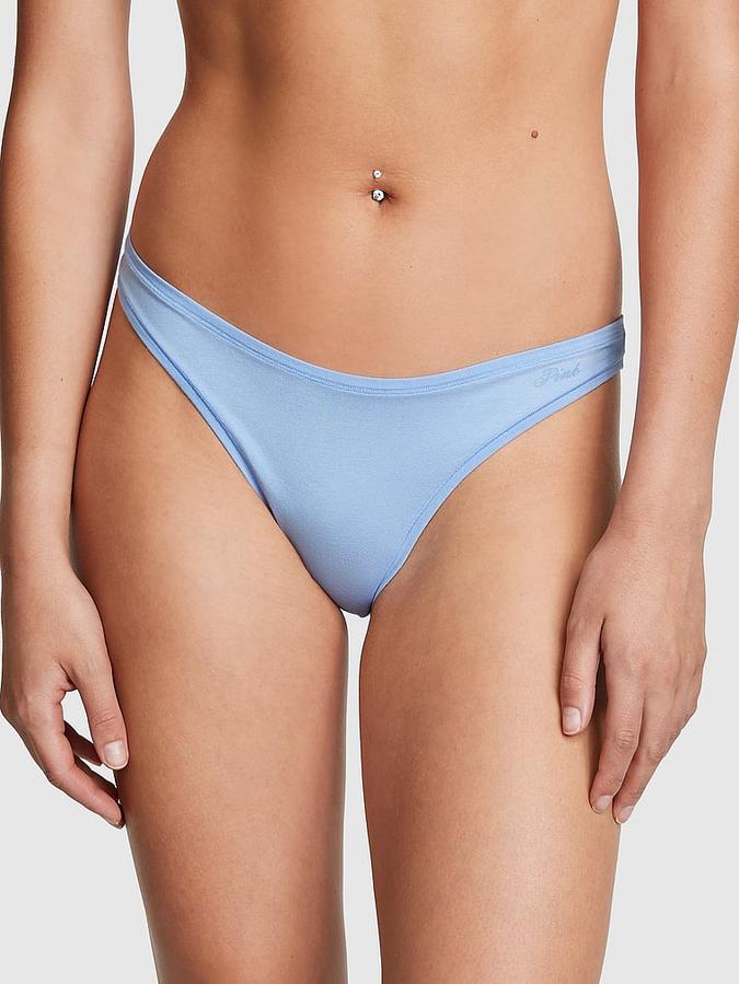 Cotton Thong Panty image number 0