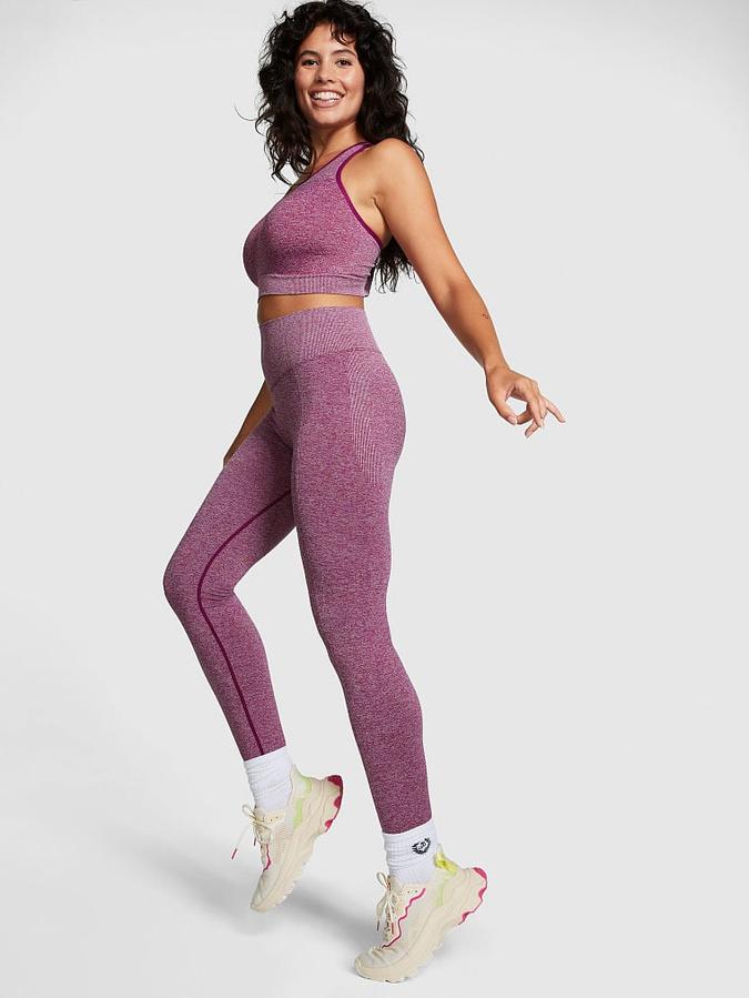 Seamless High-Waist Leggings image number 3