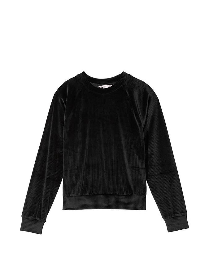 Velour Ribbed Crewneck image number 2