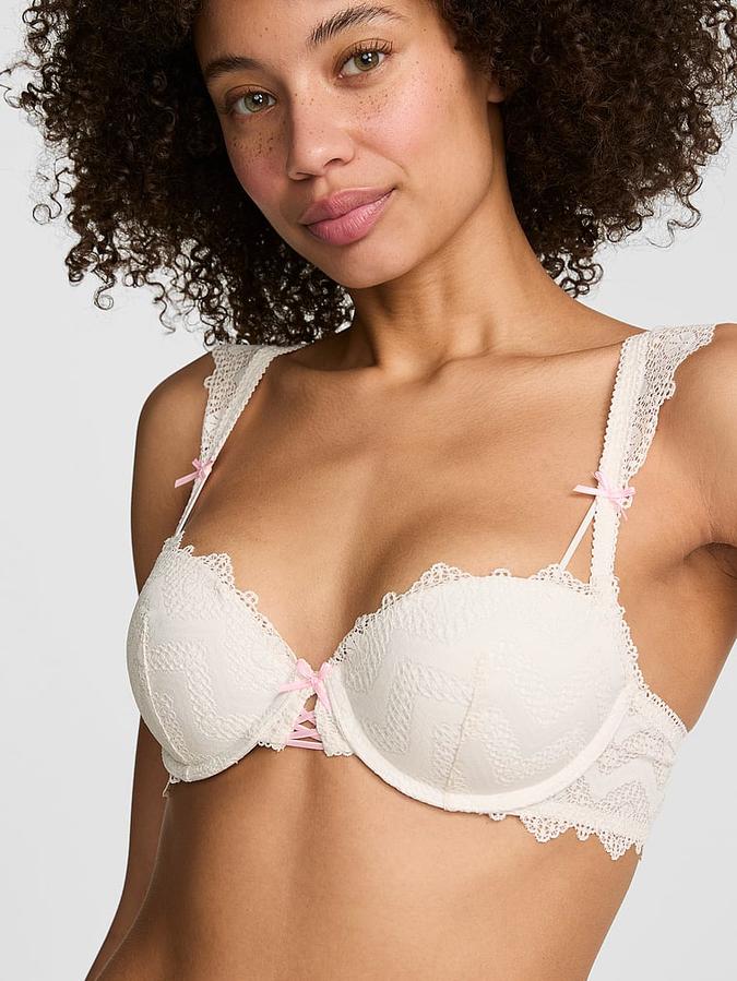 PINK Wink&trade; Push-Up Balconette Bra