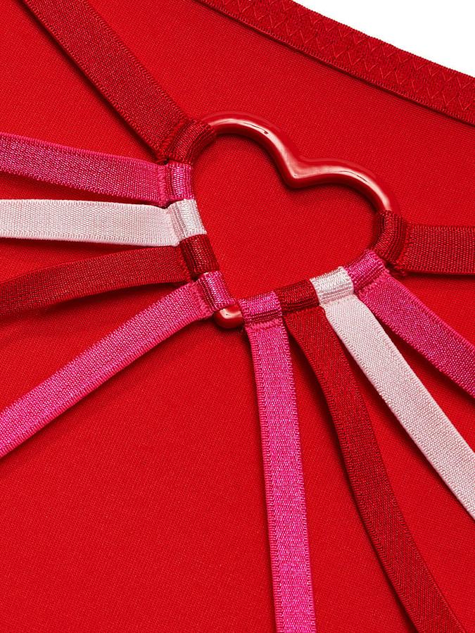 Open-Back Heartware Strappy Cheeky Panty image number 3