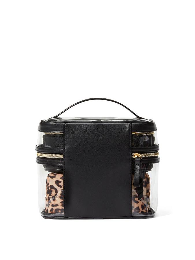 The Victoria 4-In-1 Train Case Cheetah image number 1