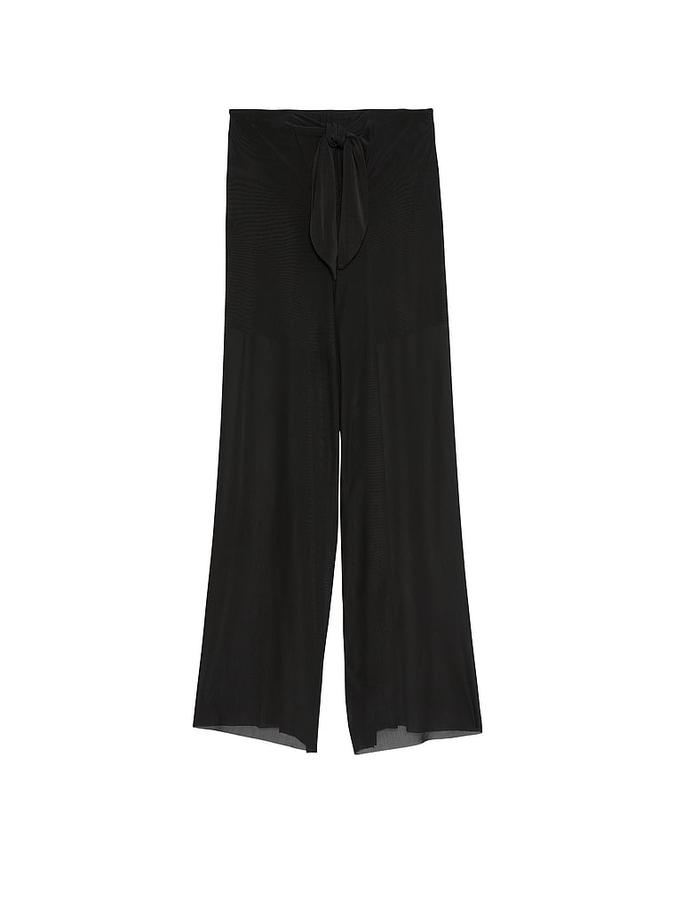 Beachwear Mesh Tie-Front Cover-Up Pants image number 2