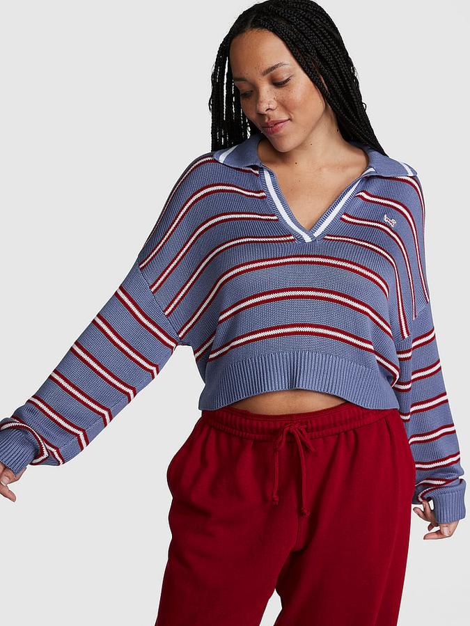 Cambridge Knit Prep Polo Sweater image number 0