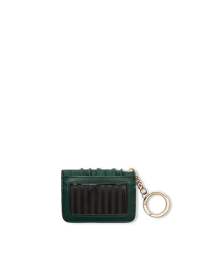 The Victoria Flap Card Case Keychain Green image number 1