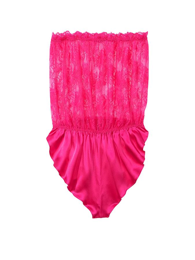 VS Archives Silk Strapless Teddy image number 2