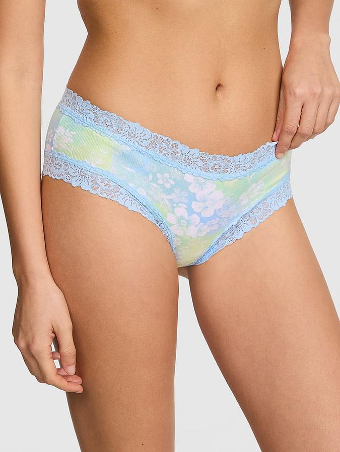 PINK Wink&trade; Lace-Trim Cheeky Panty