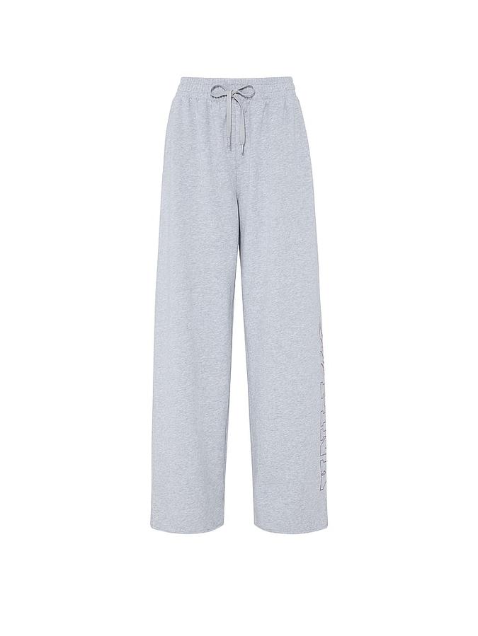 Campus Fleece&trade; Wide-Leg Split-Hem Sweatpants image number 2