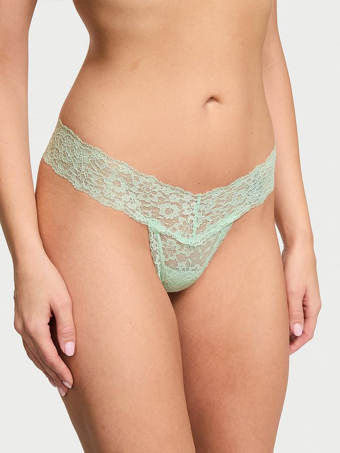 Lace Thong Panty image number 0