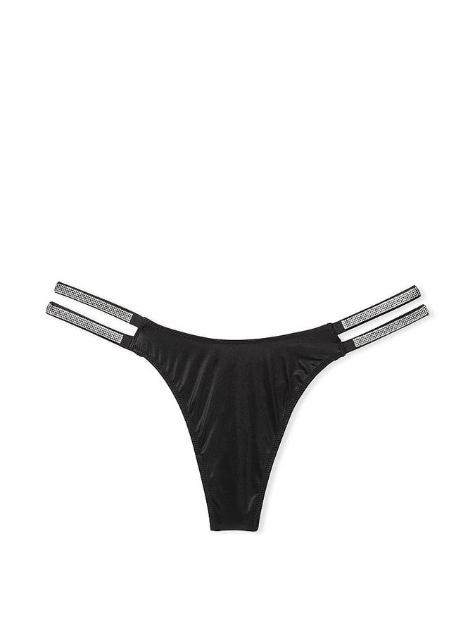 Double Shine Strap Smooth Thong Panty image number 2
