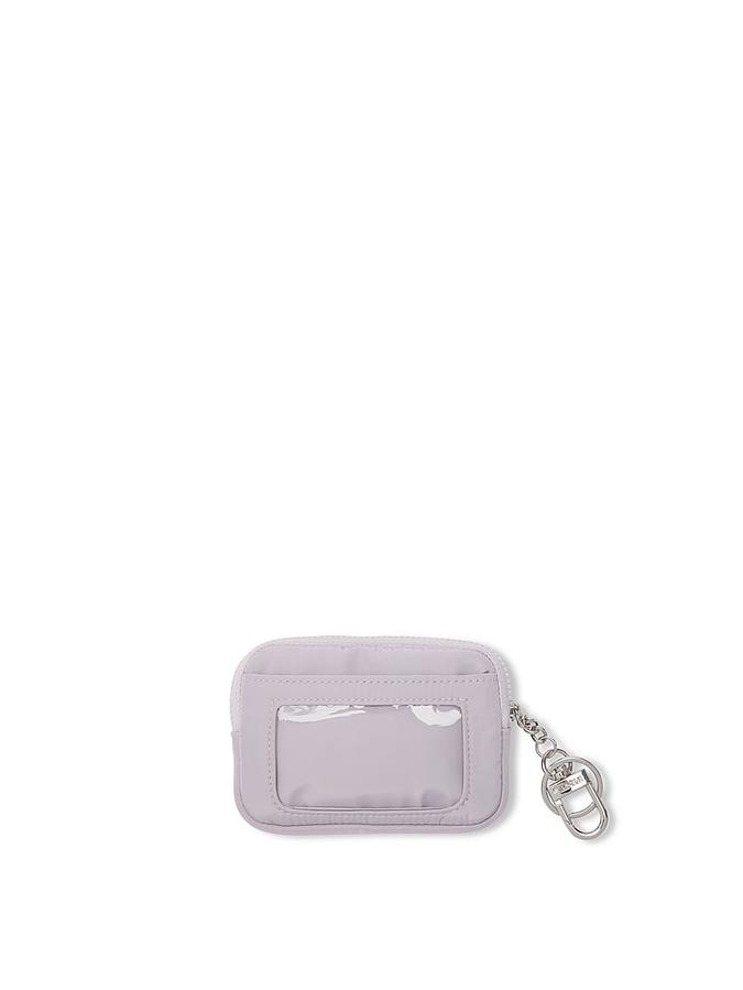 Purple Zip Card Holder Keychain Zip Card Holder Keychain