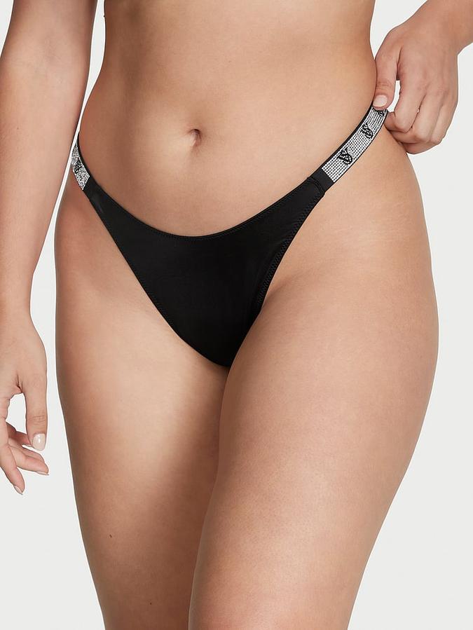 Shine Strap Thong Panty image number 0