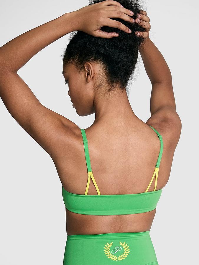 Green Relay Square-Neck Sports Bra Relay Square-Neck Sports Bra