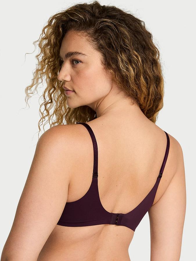 Smooth Lightly Lined Plunge Demi Bra