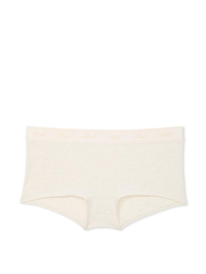 Logo Cotton Boyshort Panty image number 0