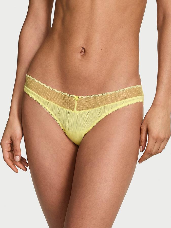Stretch Pointelle Bikini Panty