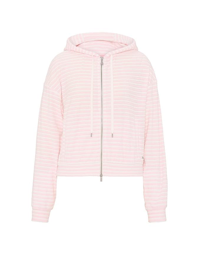 Micro Terry Full-Zip Hoodie image number 2