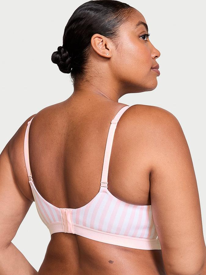 Lightly Lined Wireless Cotton Bra image number 1