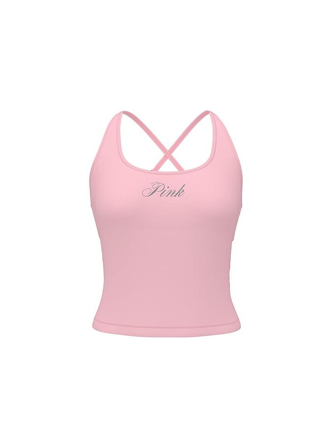 All-Day Cotton Square-Neck Bra Tank image number 2