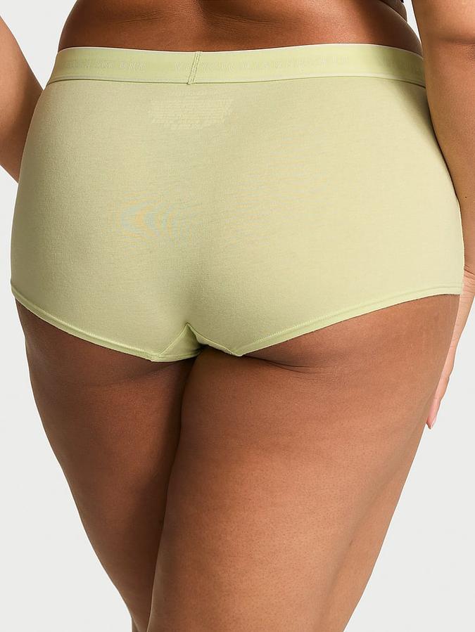 Logo Cotton Boyshort Panty image number 1