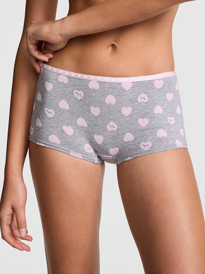 Logo Cotton Boyshort Panty