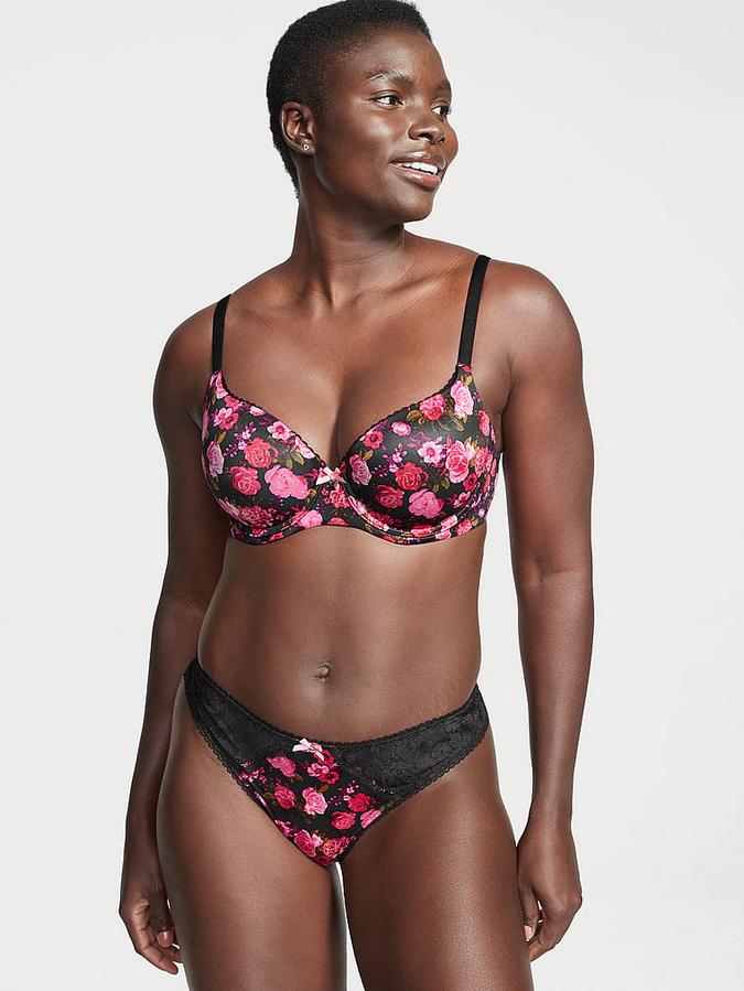 Smooth & Lace Thong Panty