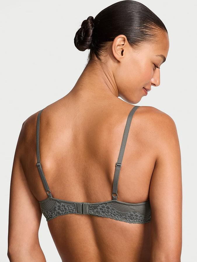 Cotton Shadow Stripe Lightly Lined Wireless Bra