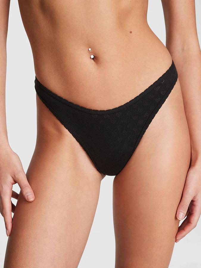 Cotton Thong Panty image number 0