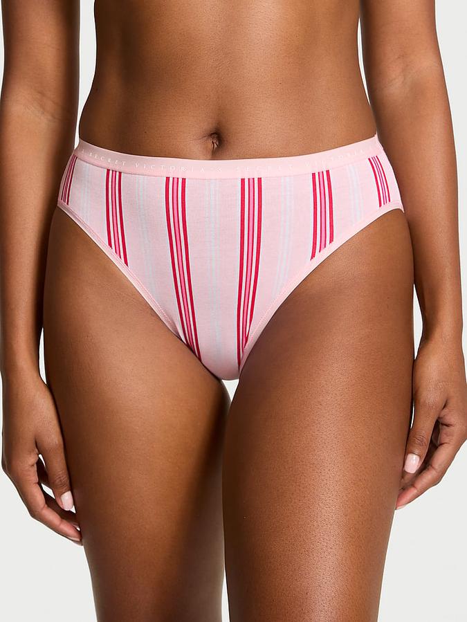 Stretch Cotton High-Leg Brief Panty