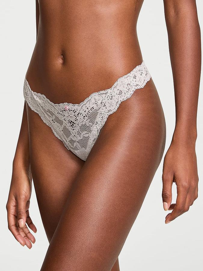 Lace Thong Panty image number 0