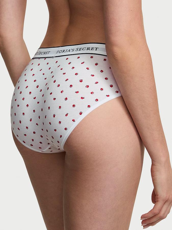 Logo Cotton Hiphugger Panty