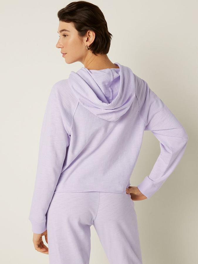 Summer Lounge Cotton Zip-Up Hoodie image number 1