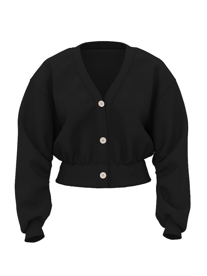 Ivy Fleece Cropped Cardigan image number 2