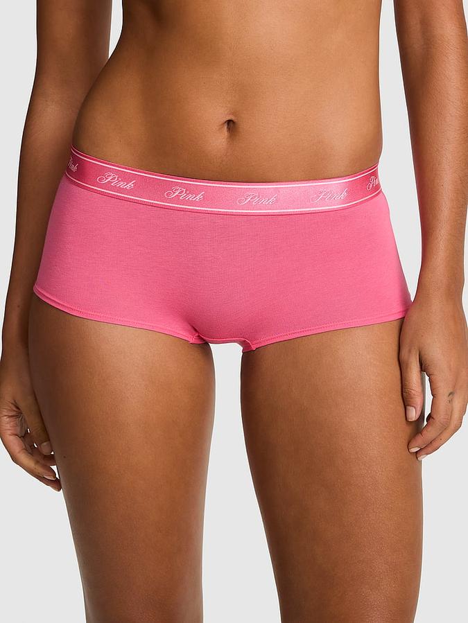 Logo Cotton Boyshort Panty