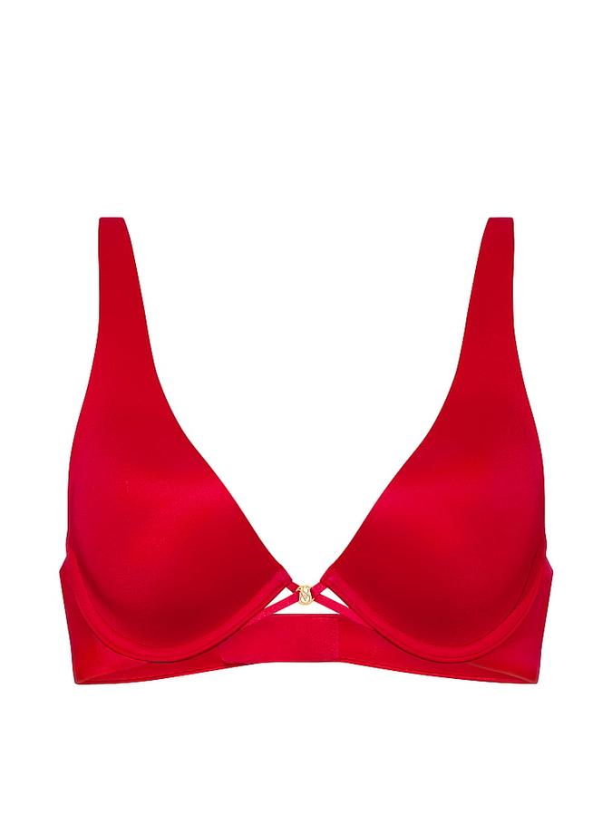 Smooth Lightly Lined Plunge Bra image number 2