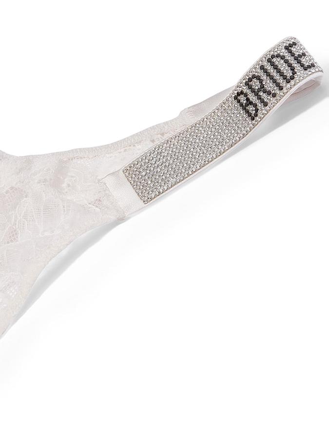 Bombshell Shine Strap Lace Thong Panty image number 3