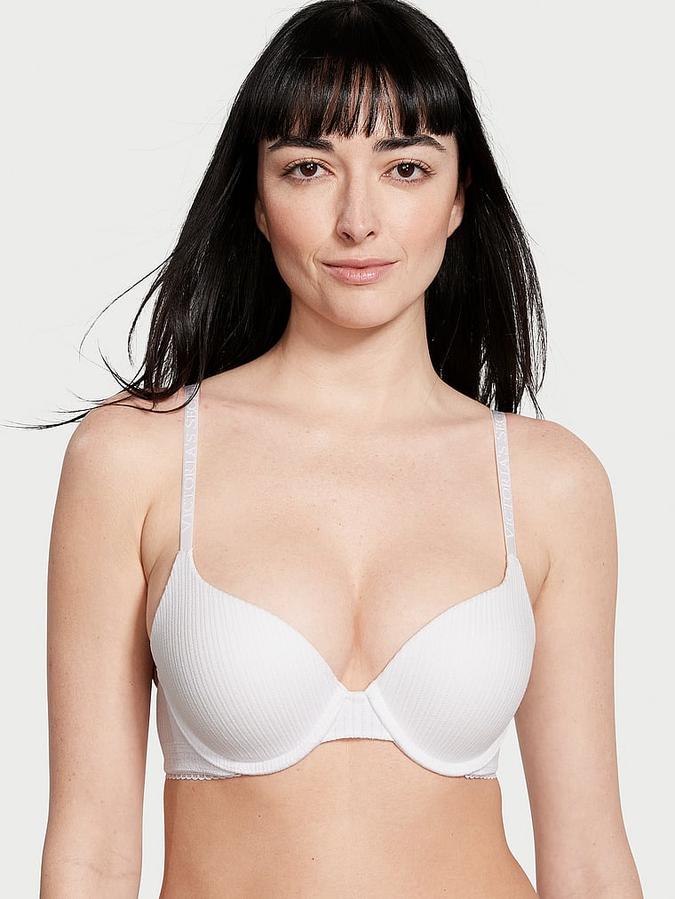 Push-Up Perfect Shape Pointelle Bra image number 0