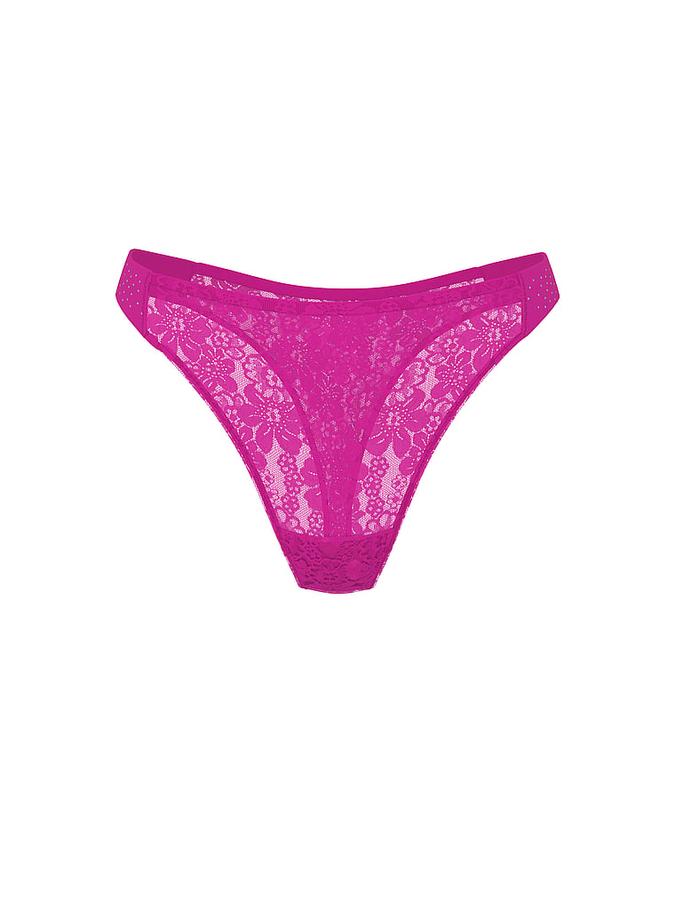 Bling Lacie Logo Scoop Thong image number 2