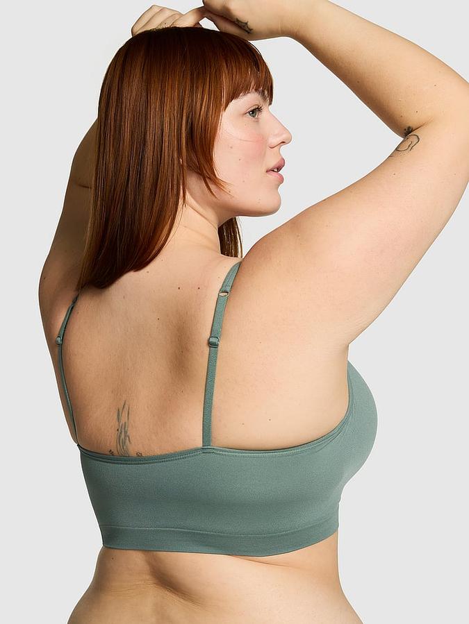 Seamless Wireless Push-Up Bralette image number 1