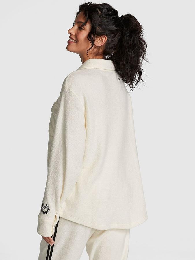Reverse Fleece Shacket image number 1