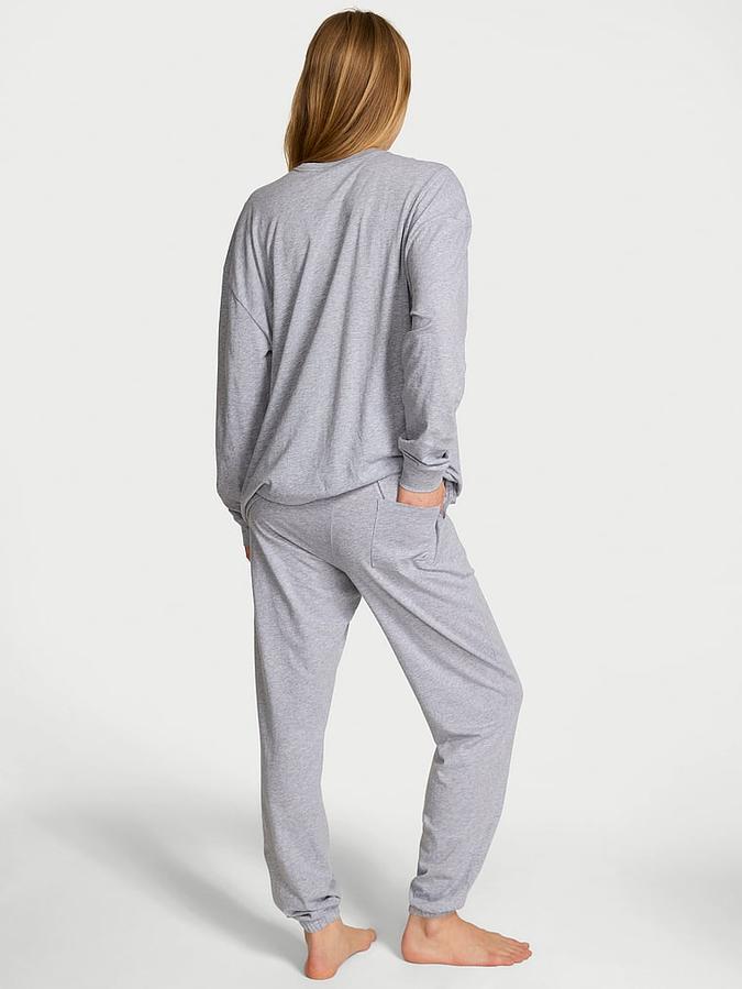 100% Cotton Shine Long Pajama Set