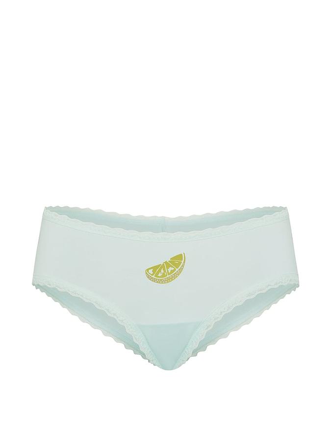 Cotton Lace-Waist Cheeky Panty image number 2