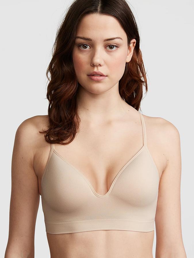 Seamless Wireless Push-Up Bralette image number 0
