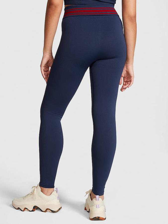 PINK Flip It Seamless Foldover Leggings image number 1