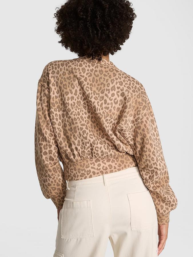 Ivy Fleece Cropped Cardigan image number 1