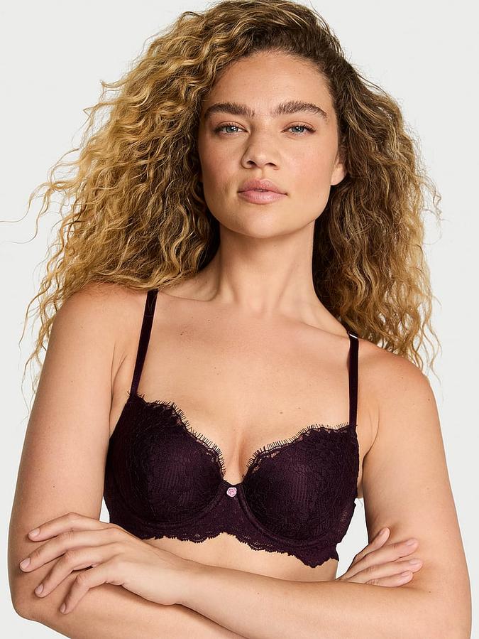 Lace Lightly Lined Classic Coverage Demi Bra image number 0