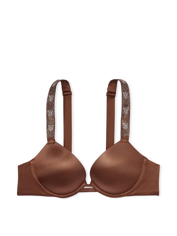 Shine Strap Push-Up Bra image number 0