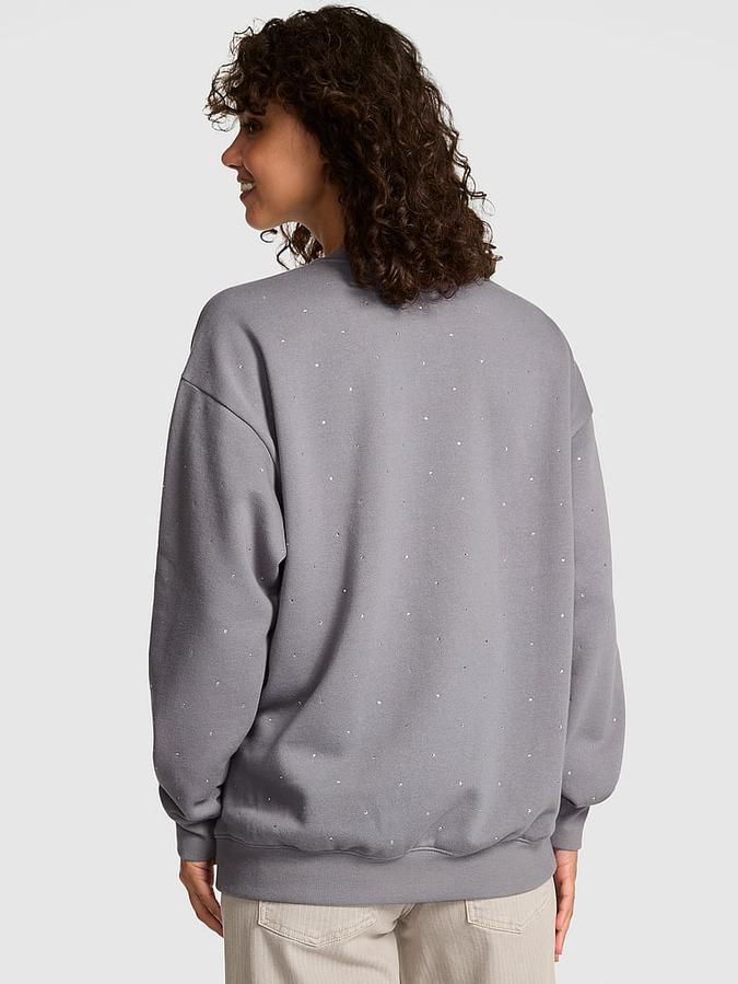 Ivy Fleece Oversized Crew Sweatshirt