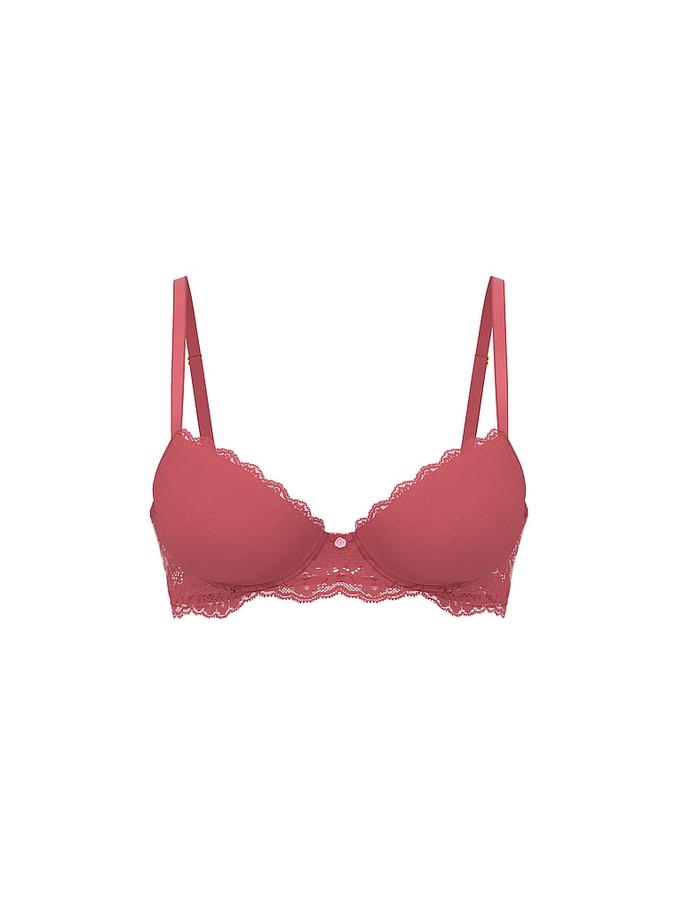Smooth & Lace Lightly Lined Classic Coverage Demi Bra image number 2